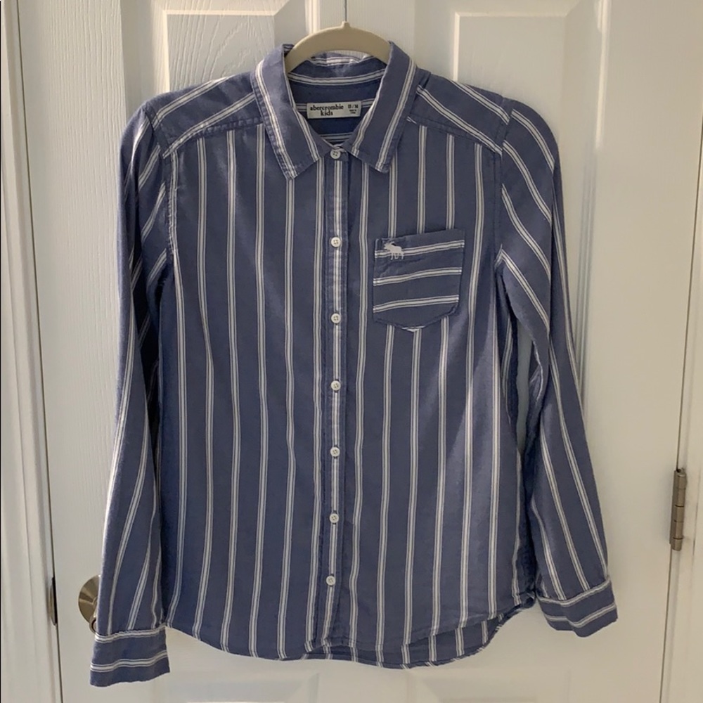 Abercrombie kids button down shirt